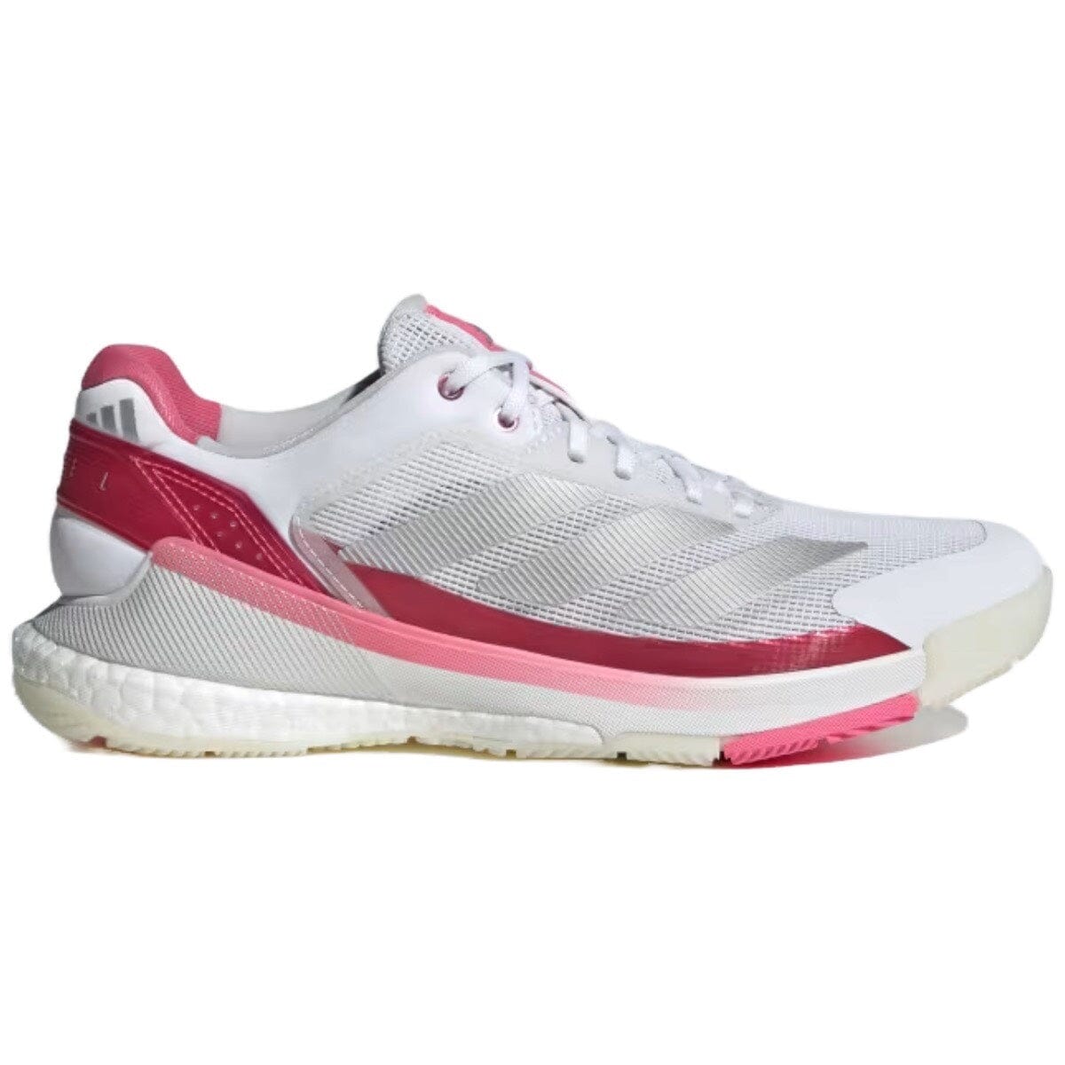 Hvid Adidas Crazyquick Boost White Pink Woman - Adidas Padel  - 4067904247265