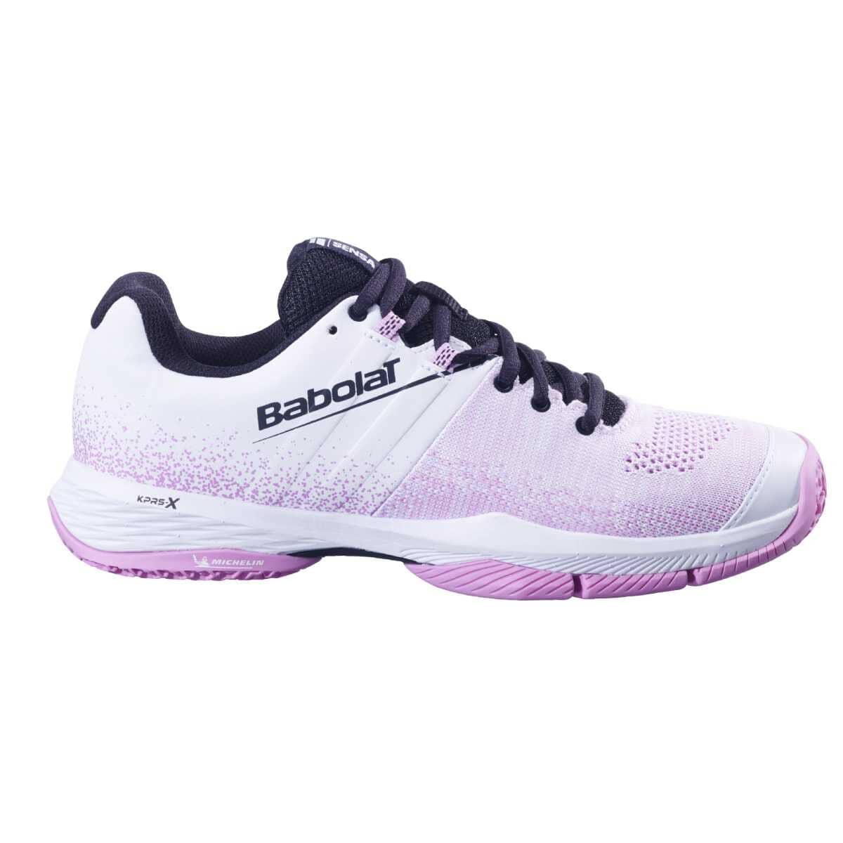 Hvid Babolat Sensa White Lilac Women 2025 - Babolat Padel  - 3324922201992