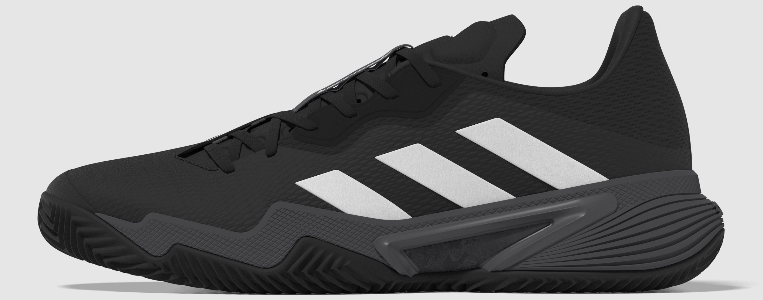 Sort Adidas Barricade Mens Padelsko - Adidas Padel