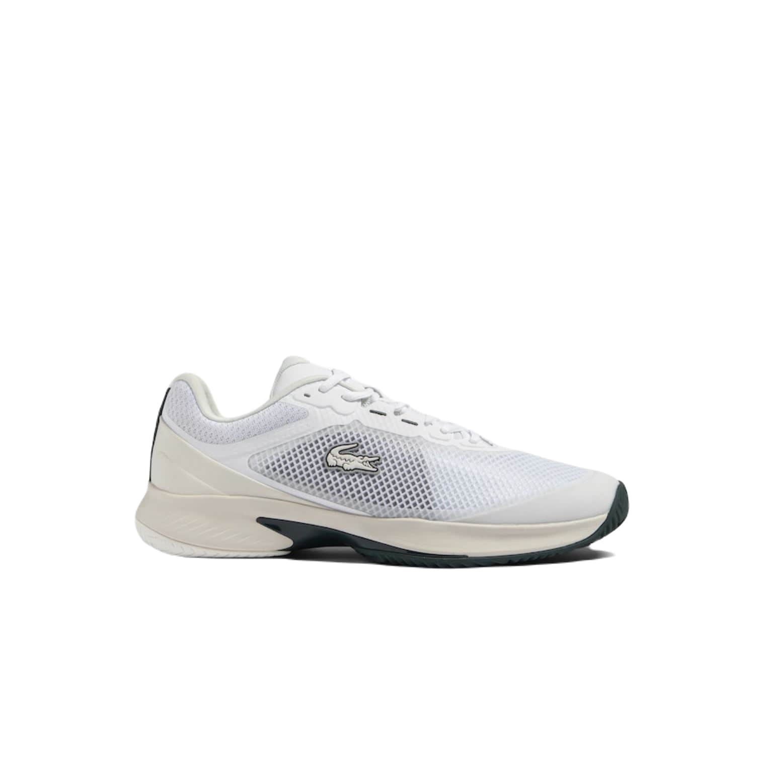 Hvid Lacoste Tech Point White Green - Lacoste Padel  - 5059862058129