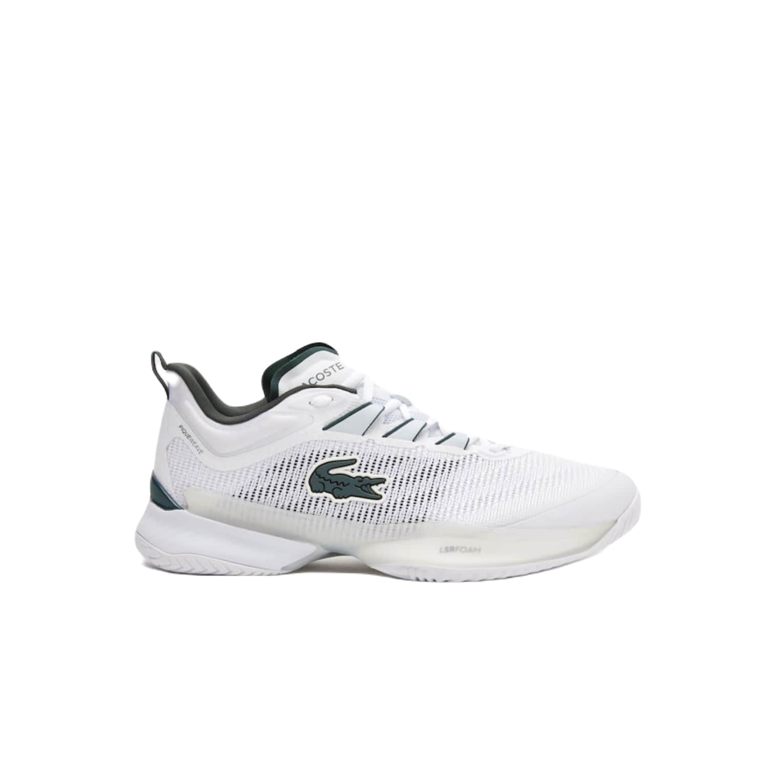 Hvid Lacoste Ultra Padelsko White Dark Green - Lacoste Padel  - 5059862056835