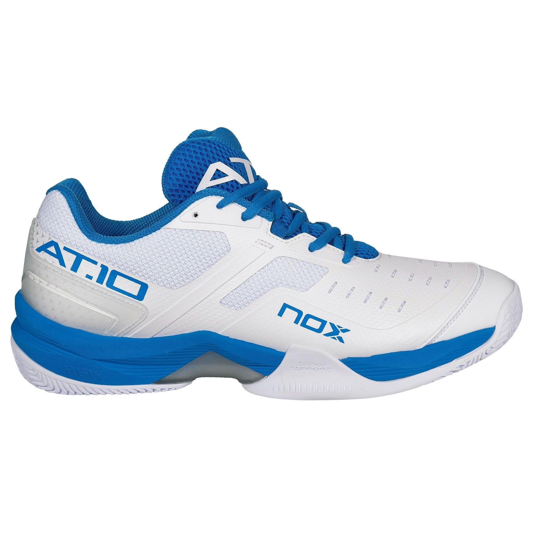 Hvid Nox At10 Padelsko Havblå - Nox Padel  - 8436567662351