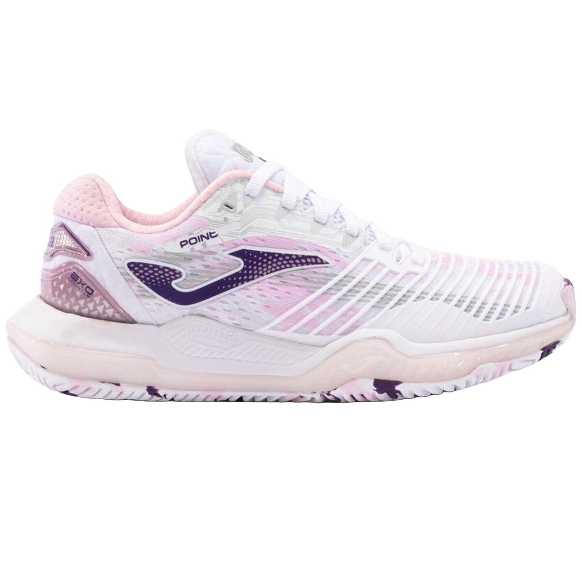 Hvid Joma Point Lady White Pink - Joma Padel
