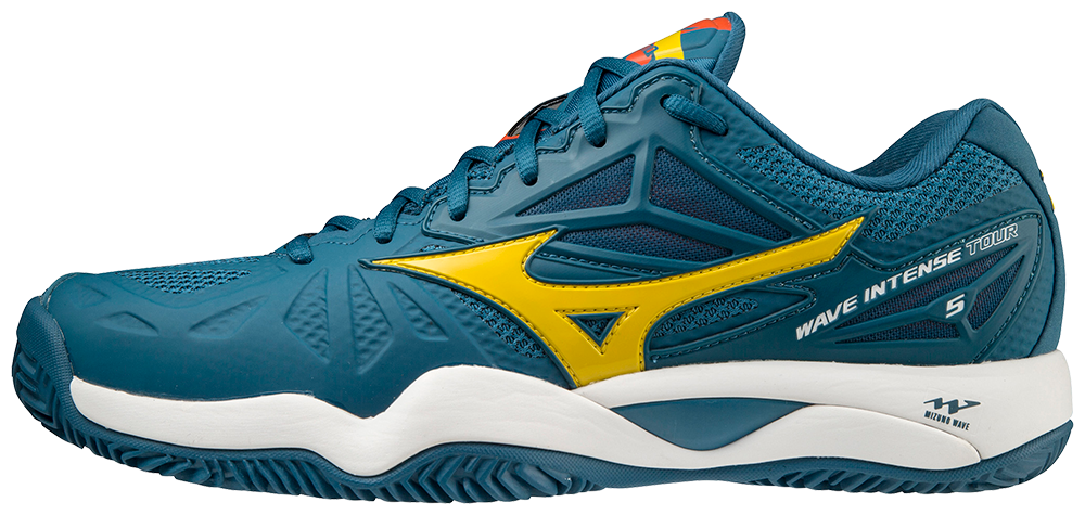 Grøn Mizuno Wave Intense Tour Padelsko Mens Petroleum - Mizuno Padel  - 5059431284553