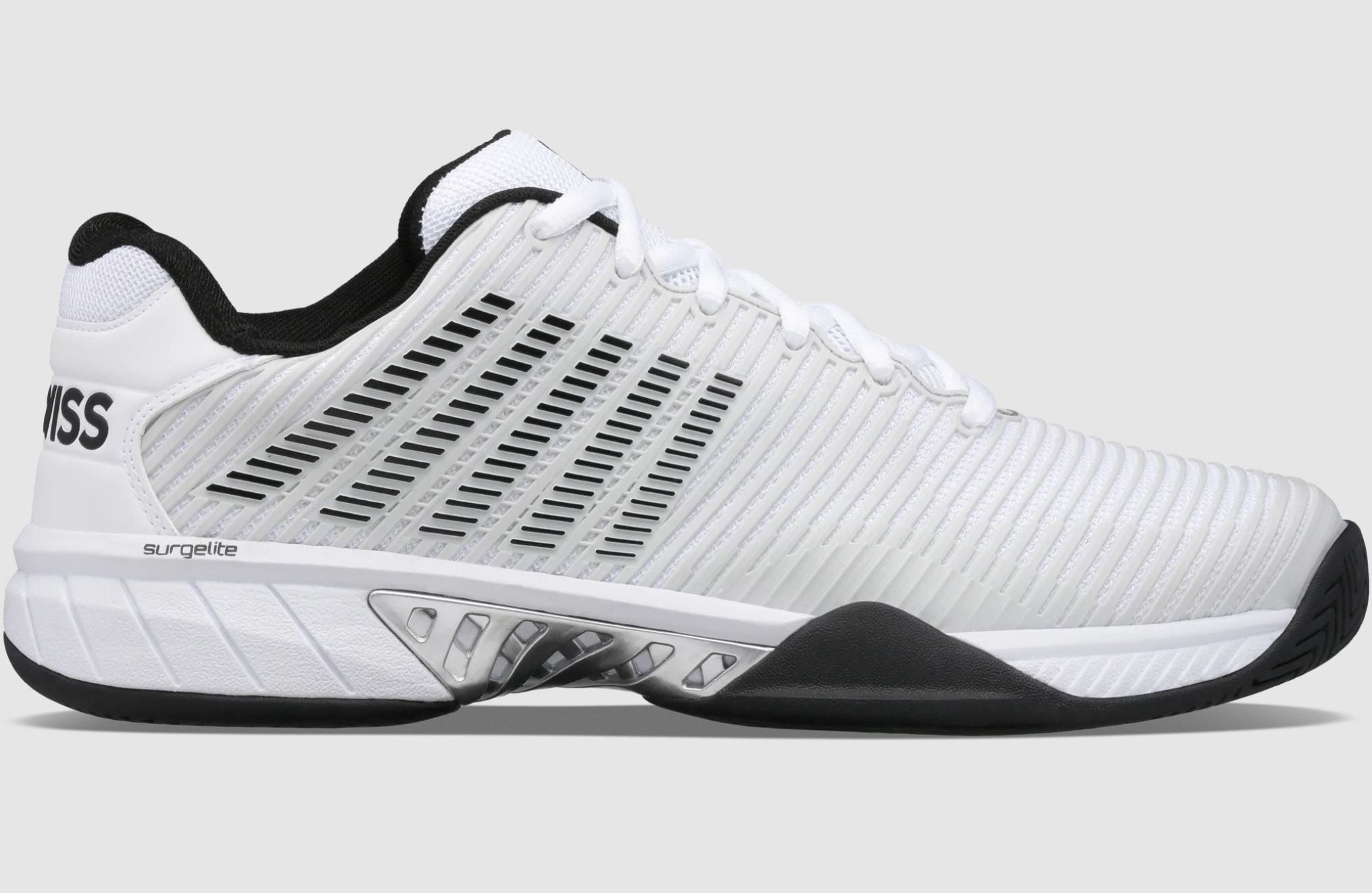 Sort Swiss Hypercourt Express Padelsko Barely Blue White Black - K-swiss Padel