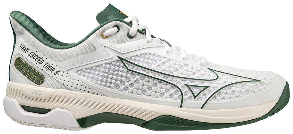 Hvid Mizuno Wave Exceed Tour Padelsko White Pineneedle Papyrus - Mizuno Padel  - 5059431426977