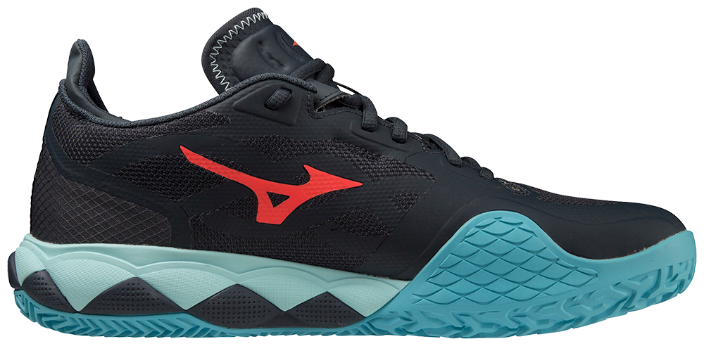 Mizuno Wave Enforce Tour Padelsko Collegiate Blue Soleil Tanager Turquoise - Mizuno Padel